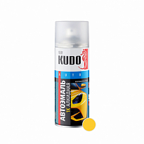 KUDO KU-4050 Эмаль авто. номерная "Золотисто-желтый 1035" 520мл 1/6шт